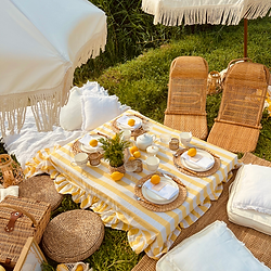 An exclusive Dubai lakeside picnic with seasonal accents, elegant textiles, and carefully curated culinary delights for a serene and unforgettable luxury outing.