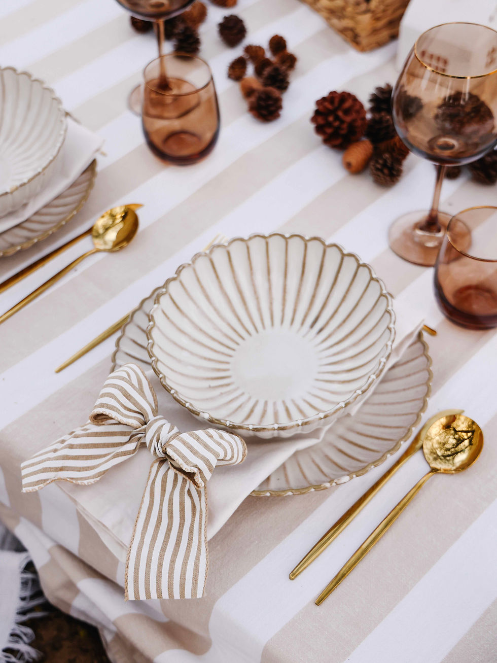 Picnic Times luxury setup in Dubai blending natural surroundings with festive yet refined decor