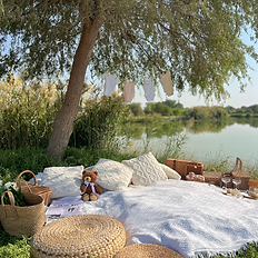 maternity picnic setup by al qudra lakes dubai by Picnic times