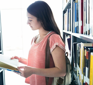 Student Reading Book