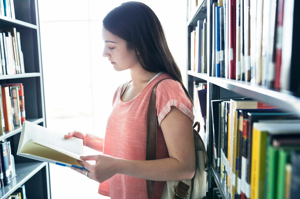 Student Reading Book