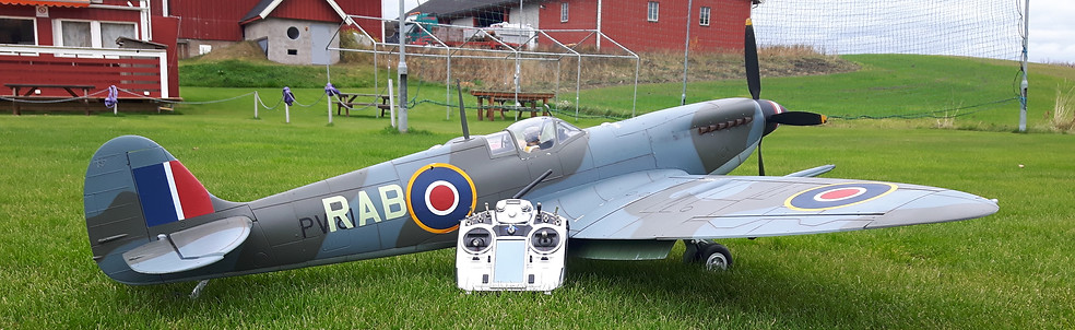 Spitfire Mk.IV modellfly, Rolf Arne Berg, Flightline 1600mm spitfire, get it from MotionRC.com.