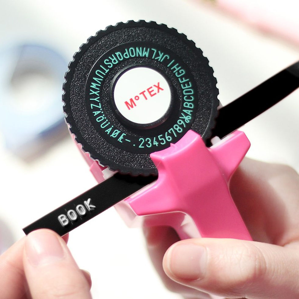 Miniatura: Motex E101 Portable 3D Embossing Label Printer Similar as B90 Dymo 12965 1610 Ma