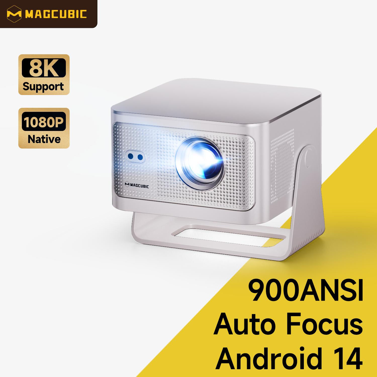 Magcubic 900ANSI Android 14 Projector Auto Focus Support 8K Native 1080P With Wi