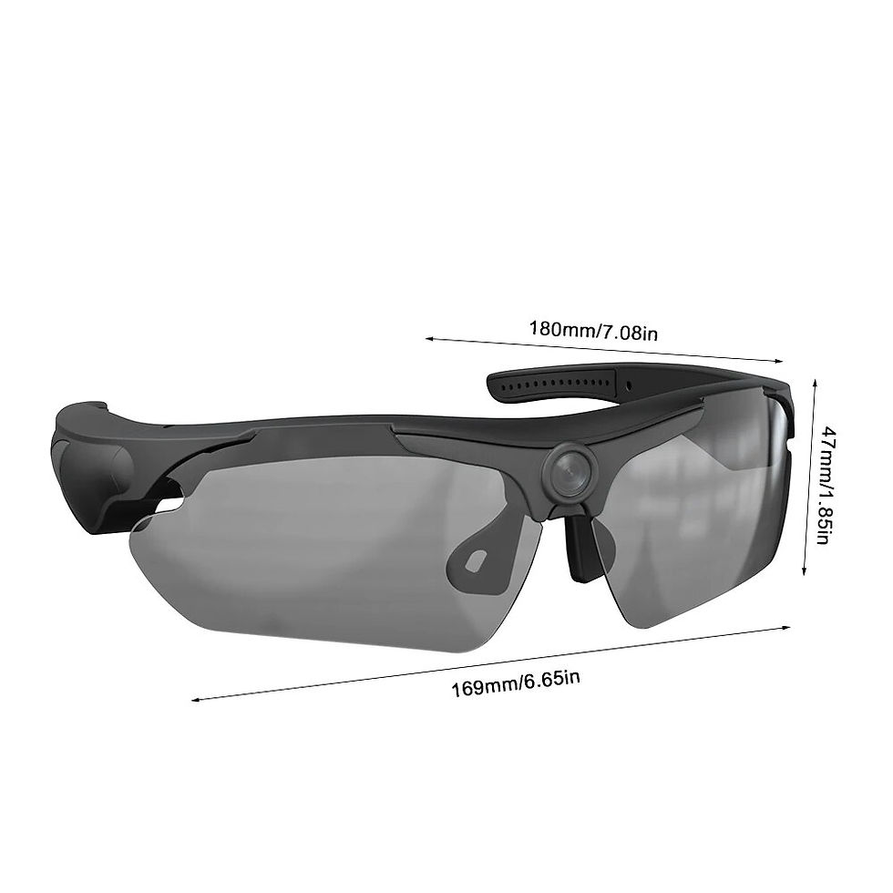 Miniatura: 1080P Full HD Mini Camera Sunglasses Camera Outdoor Sports DV Intelligent Sports