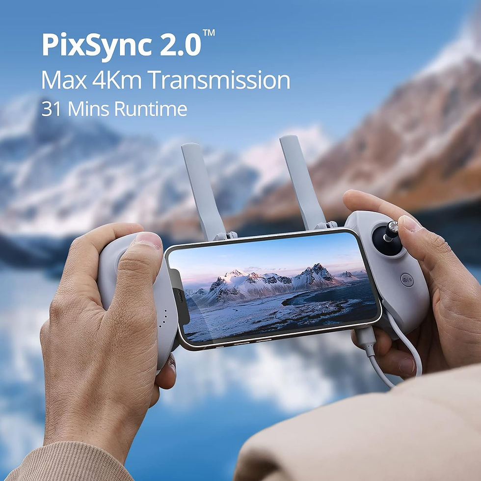 Miniatura: Potensic Drones Under 249g GPS Auto Return Single Axis Gimbal EIS Professional D