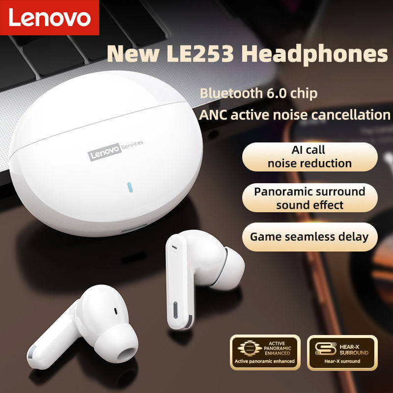 Miniatura: Lenovo LE253 Headphones TWS Wireless Bluetooth 6.0 ANC Noise Reduction HiFi Soun