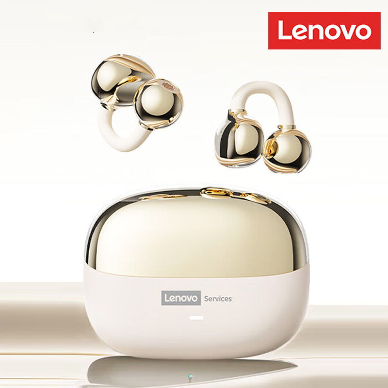 Lenovo LE302 OWS Ear Clip Earphones Wireless Bluetooth 6.0 Headset HD Call Touch