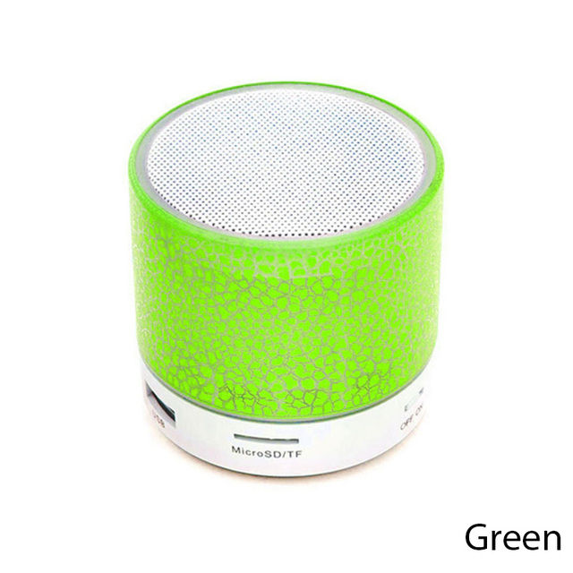 Miniatura: Wireless Bluetooth Speaker Mini PC Loudspeaker Crack LED SD Card USB Subwoofer P