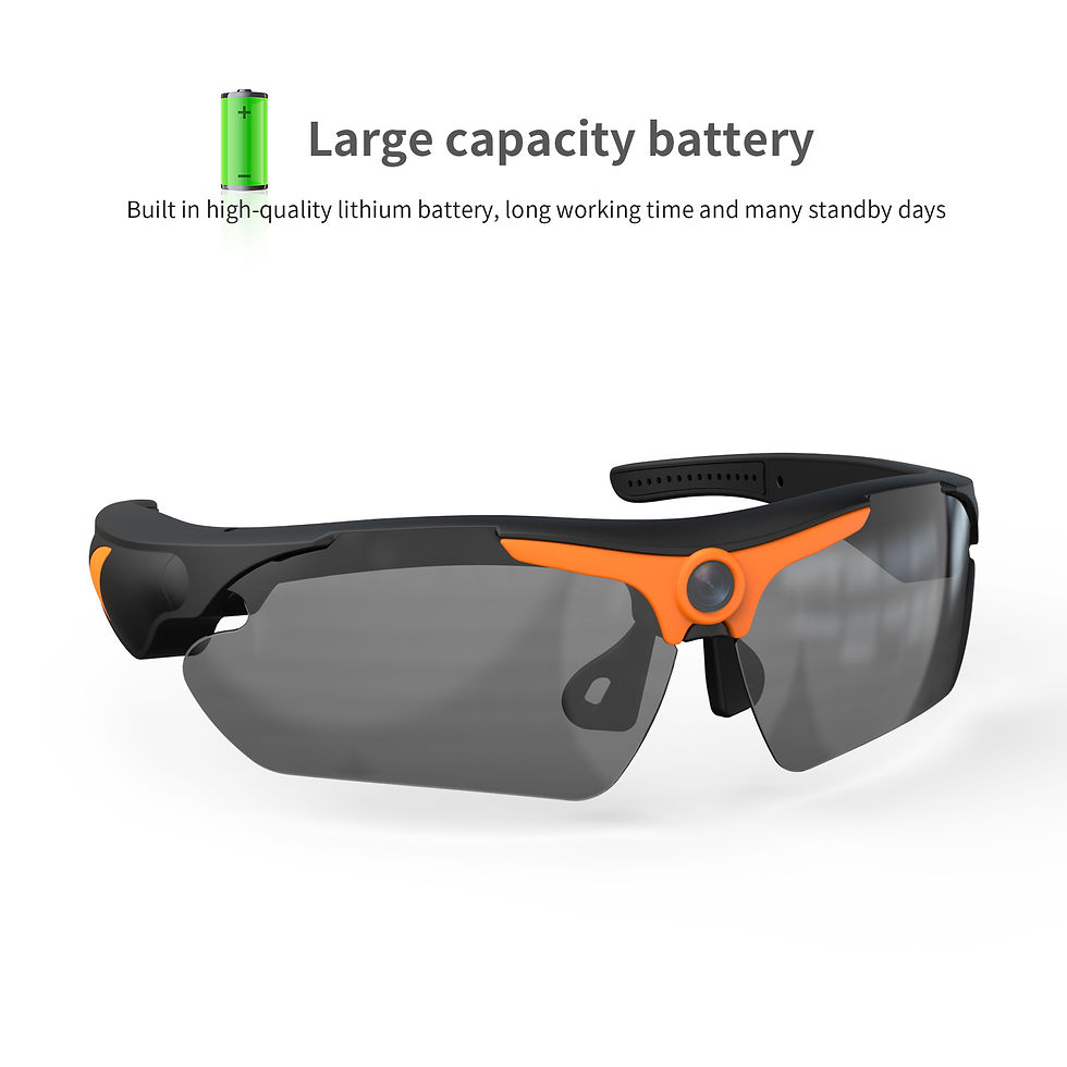 Miniatura: 1080P Full HD Mini Camera Sunglasses Camera Outdoor Sports DV Intelligent Sports