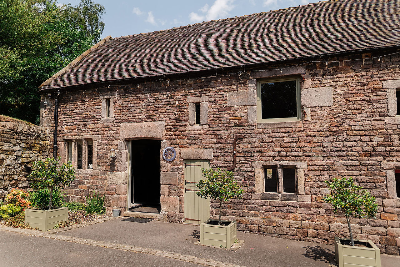 Photo of The Ashes Barns wedding venue bridal dressing room, Stoke-on-Trent