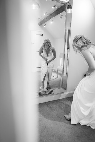 bridal prep at The Ashes Barns Wedding Photography