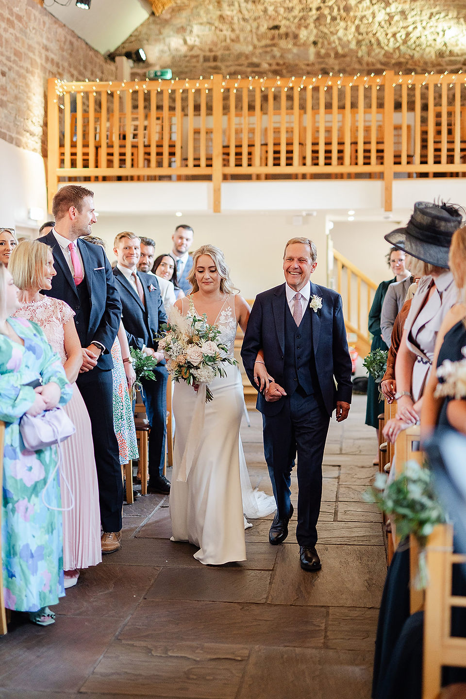 ceremony at The Ashes Barns Wedding Photography