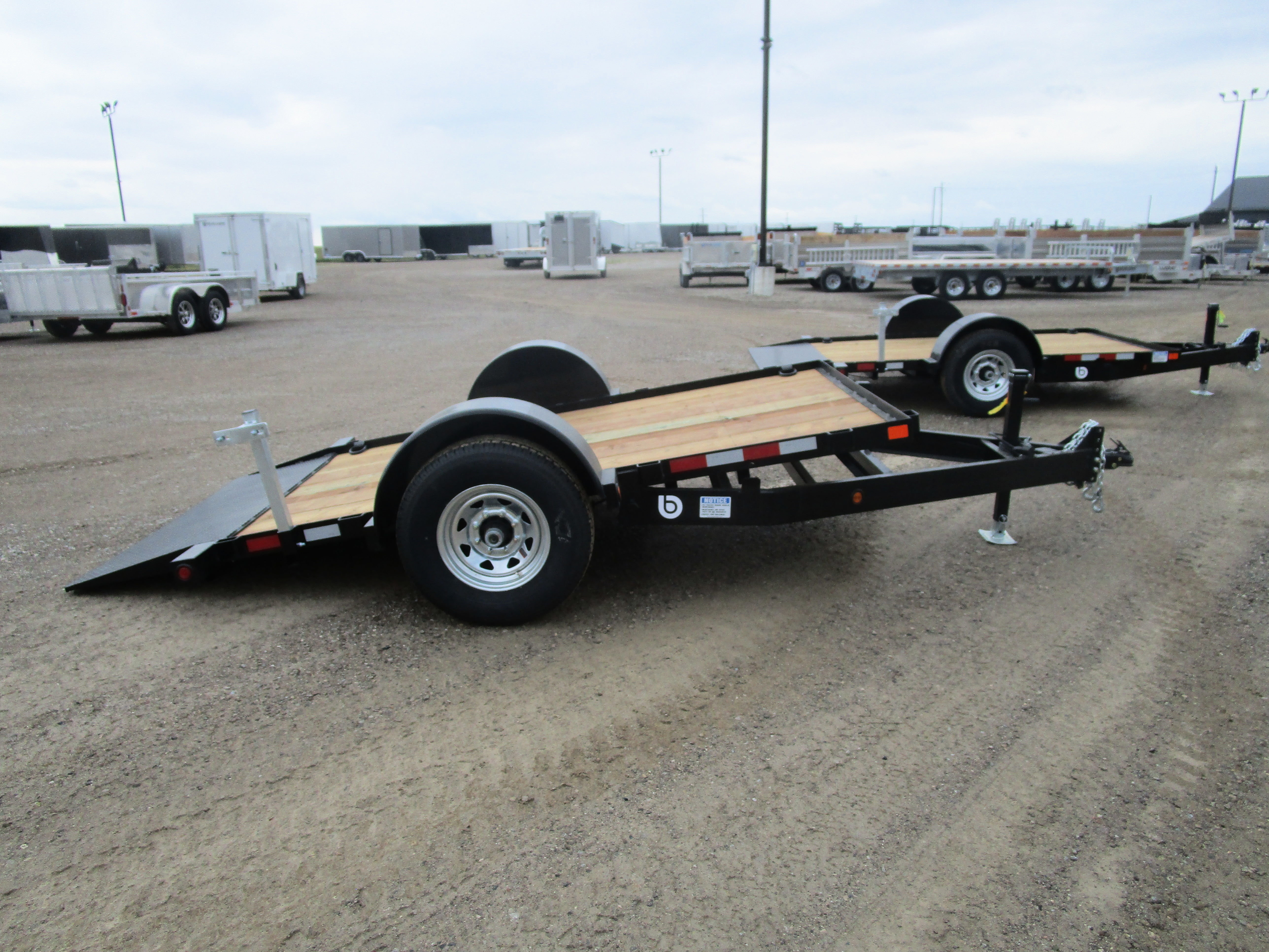 6x14 Gravity Tilt Utility Trailer