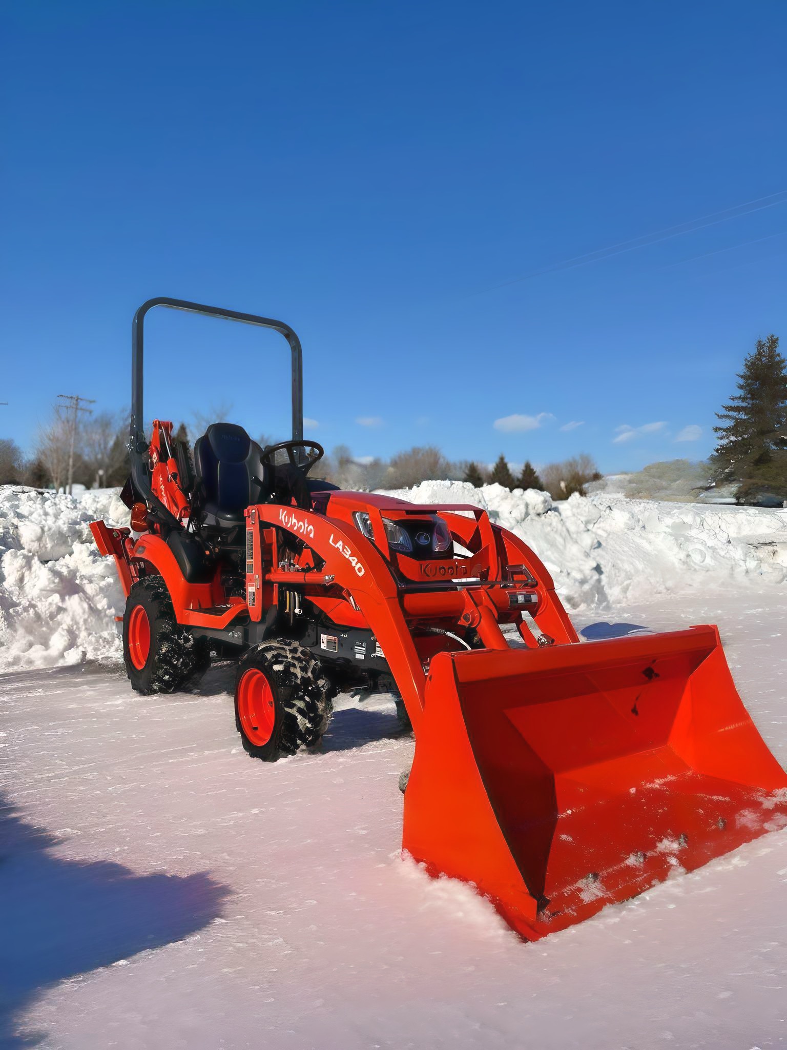 Kubota BX23s Tractor, Loader & Backhoe for rent