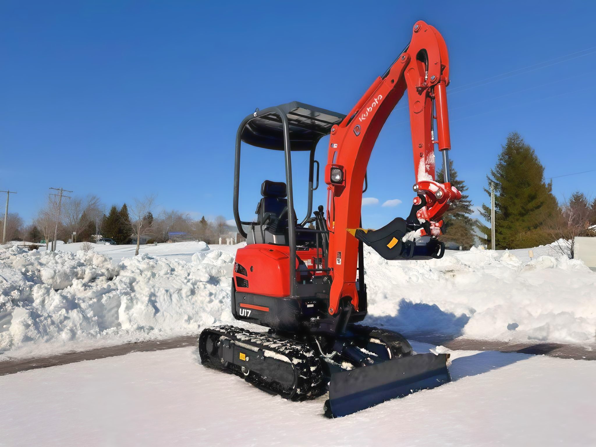 Kubota U17 Mini Excavator for rent