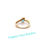 Thumbnail: 14KT Yellow Gold Blue Topaz and Diamond Ring