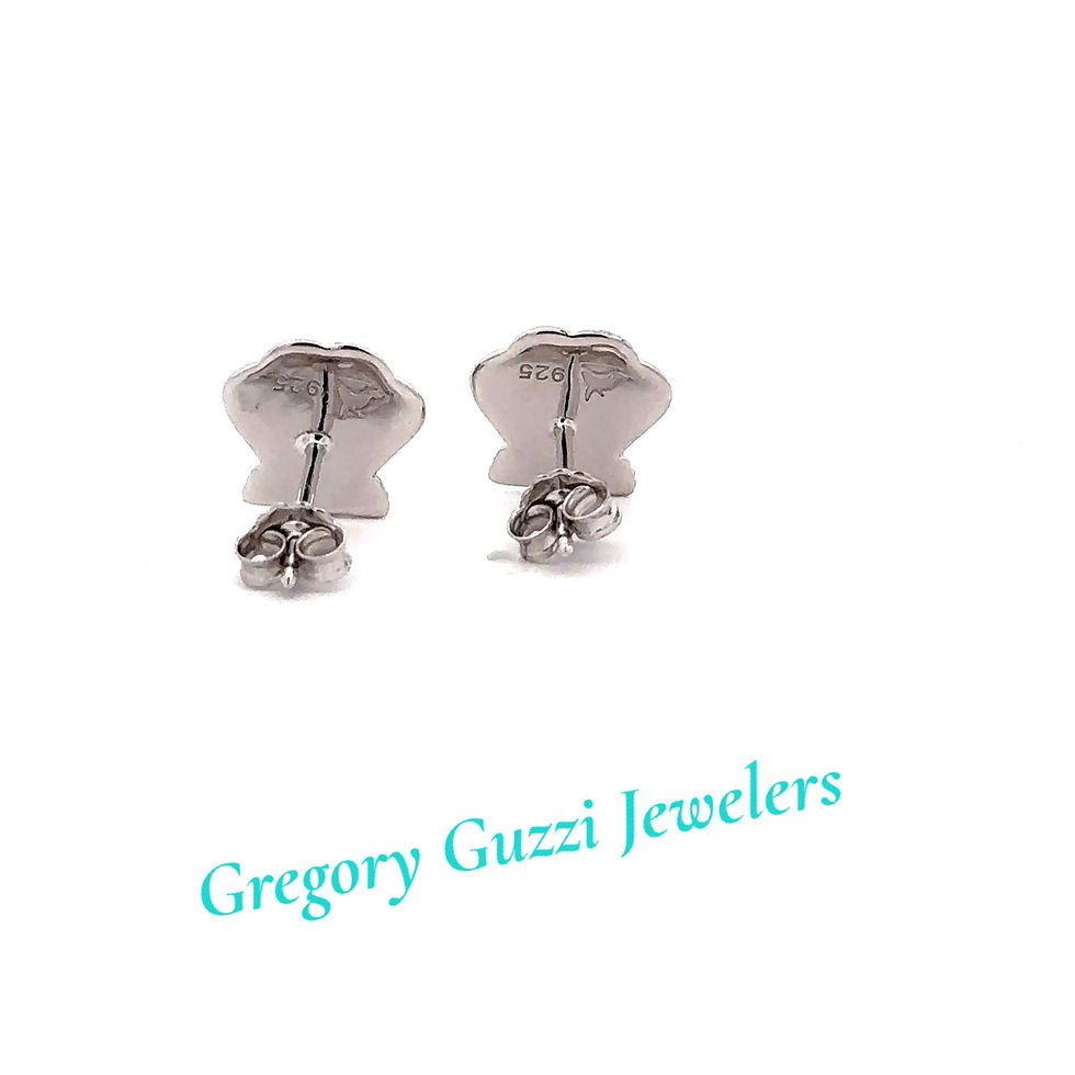 Miniatura: Sterling Silver Scallop Shell earrings
