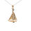 Miniatura: 14kt gold Sailboat pendant