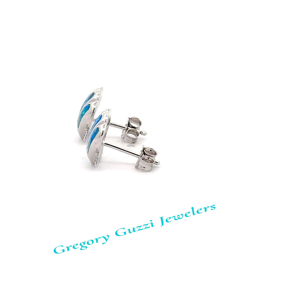 Miniatura: Sterling Silver Scallop Shell earrings