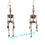 Miniatura: Sterling Silver Skeleton earrings