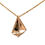 Thumbnail: 14kt gold Sailboat with Diamonds Pendant
