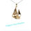 Thumbnail: 14kt gold Sailboat Pendant