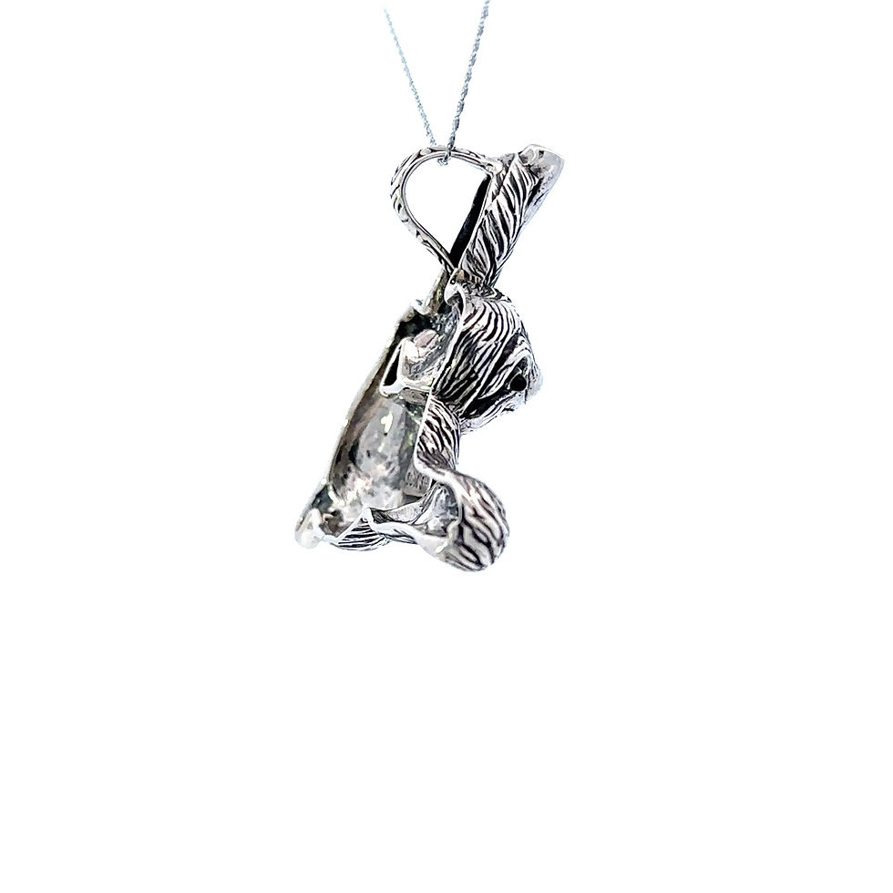 Miniatura: Sterling Silver .925 Designer Handcrafted Sloth Pendant