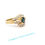 Thumbnail: 14KT. Yellow Gold Sapphire And Diamond Ring (Size 5.5)
