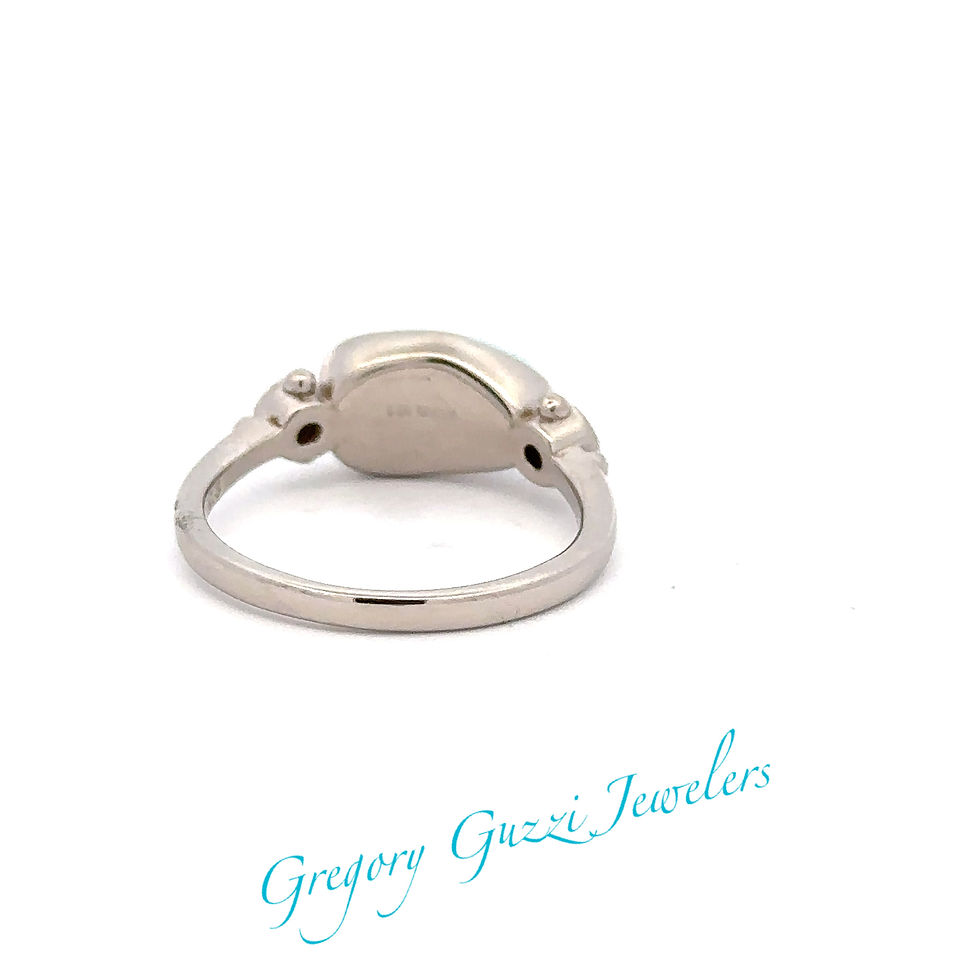 Thumbnail: Sterling Silver .925 Natural Larimar Ring