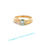 Thumbnail: 14KT Yellow gold Aquamarine Diamond Ring