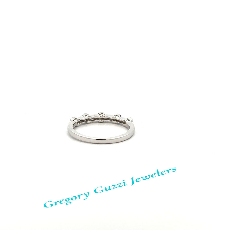 Miniatura: 14KT. White Gold Diamond Ring .25ct. (Size 6.5)