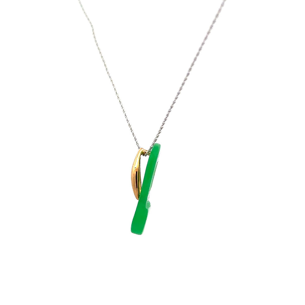 Miniatura: 14Kt Yellow Gold Flip Flop Pendant
