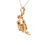 Thumbnail: 14KT Yellow Gold Steven Douglas Scuba Diver With Diamond Pendant