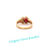 Thumbnail: 14KT. Yellow Gold Garnet And Diamond Ring