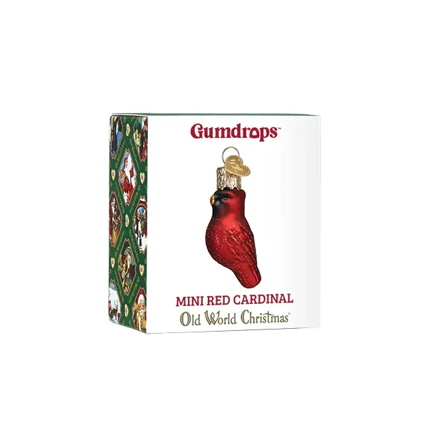 Thumbnail: Mini Red Cardinal Ornament