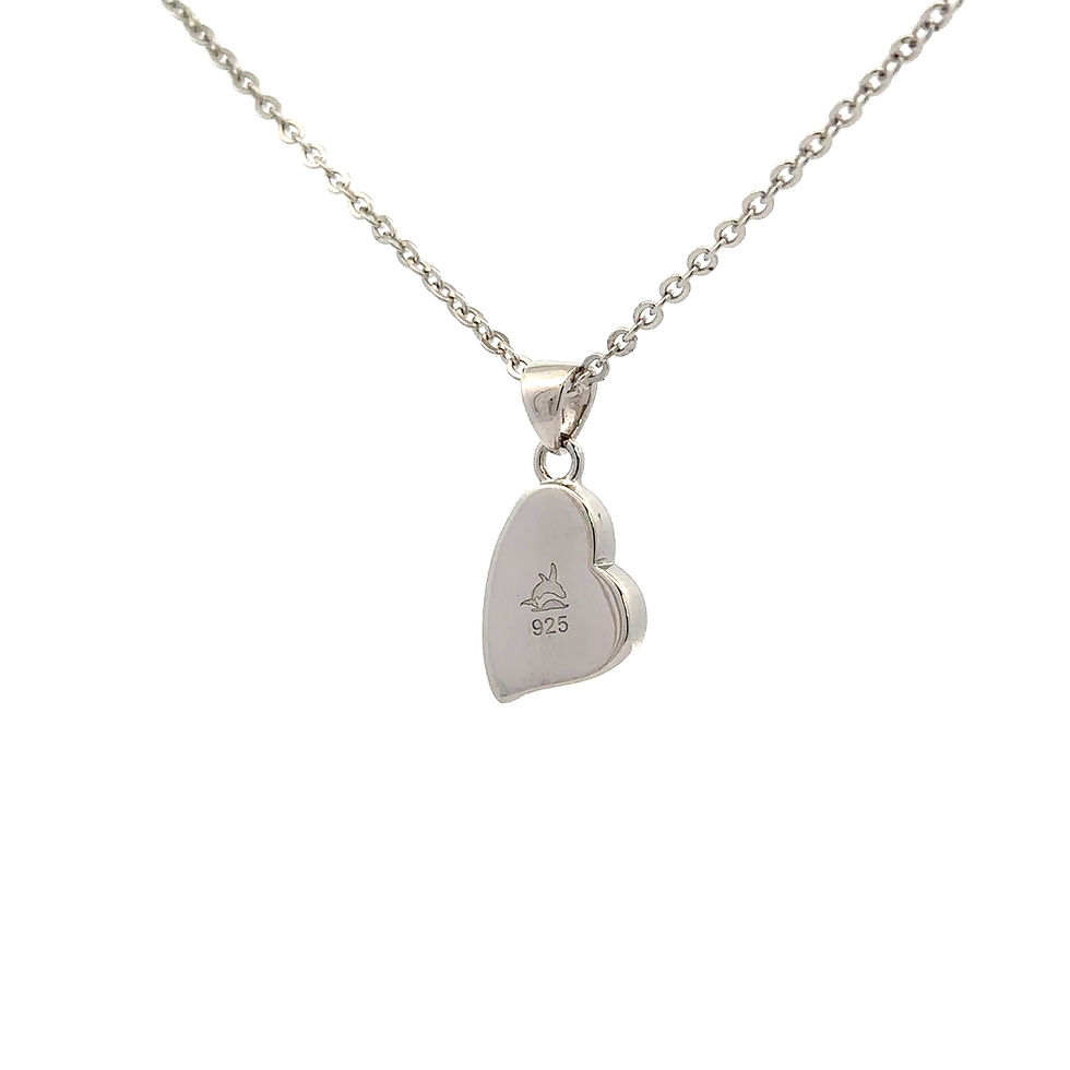 Thumbnail: Sterling Silver Larimar Pendant Necklace