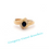 Thumbnail: 14KT Yellow Gold Sapphire Diamond Ring