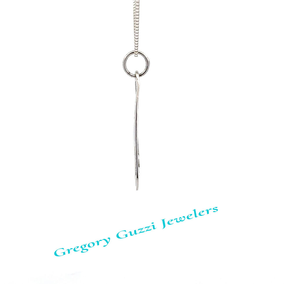 Thumbnail: Sterling Silver Blue Heron Pendant