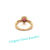 Thumbnail: 14KT. Yellow Gold Ruby And Diamond Ring (Size 6.25)