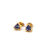 Miniatura: 14Kt Trillion cut Tanzanite stud earrings