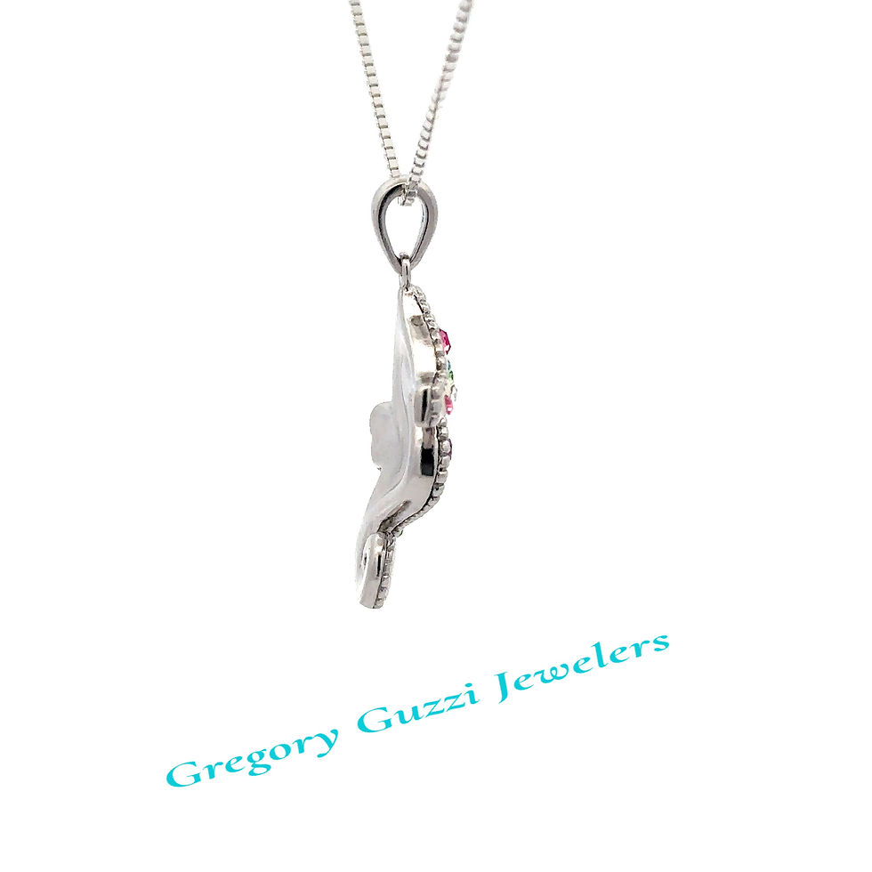 Thumbnail: Sterling Silver Seahorse Pendant