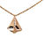 Miniatura: 14kt gold Sailboat Sloop Pendant