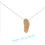 Miniatura: 14kt Yellow Gold Denny Wong single Flip Flop and diamond pendant 22MM