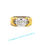 Thumbnail: 18KT. White And Yellow Gold Diamond Ring (Size 7)
