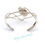 Thumbnail: Sterling Silver .925 Pearl Cuff Bracelet