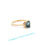 Thumbnail: 14KT. Yellow Gold Blue Topaz And Diamond Ring (Sized 6.5)