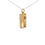 Thumbnail: 14KT. Yellow Gold And Diamond Clothespin Pendant/Charm