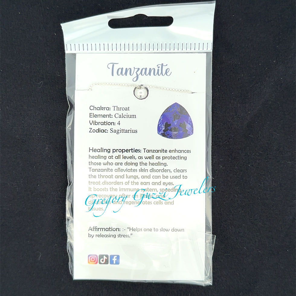Thumbnail: Sterling Silver .925  Tanzanite chips bracelet