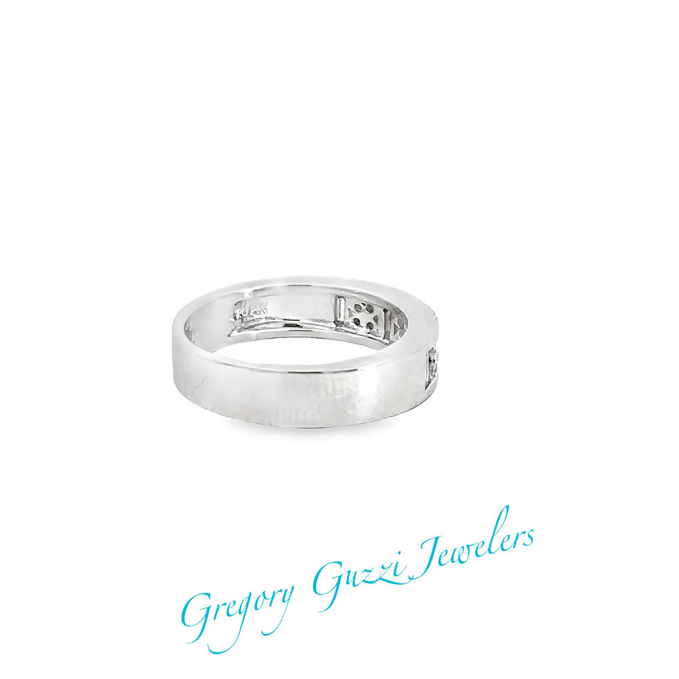 Thumbnail: 14Kt White Gold Diamond Ring (Size 6.5)